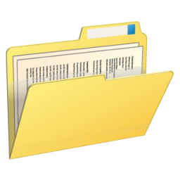 Folder with Contents Icon 256x256 png